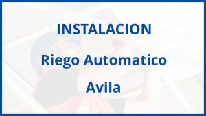 Instalacion De Riego Automatico en Avila