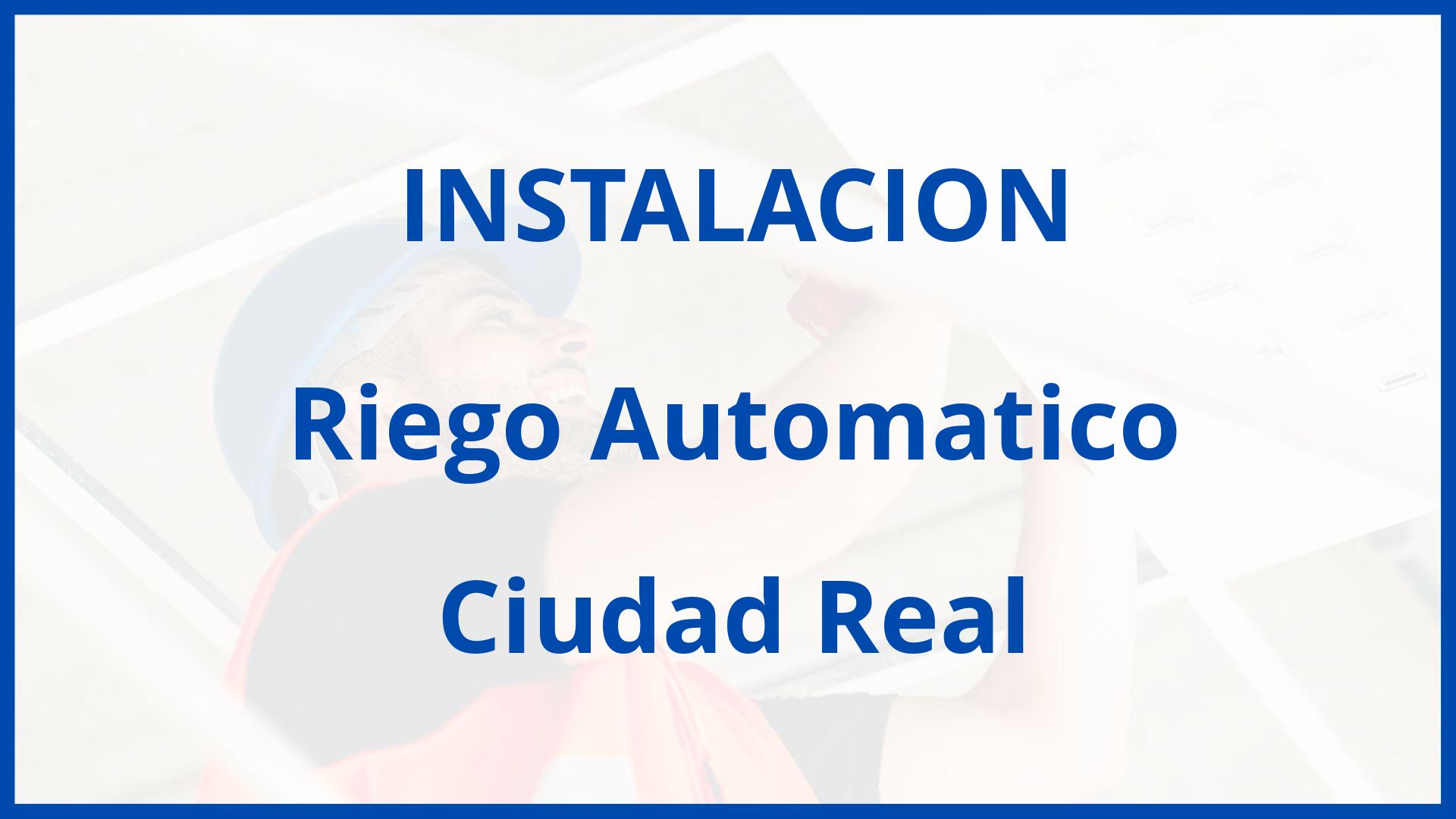 Instalacion De Riego Automatico