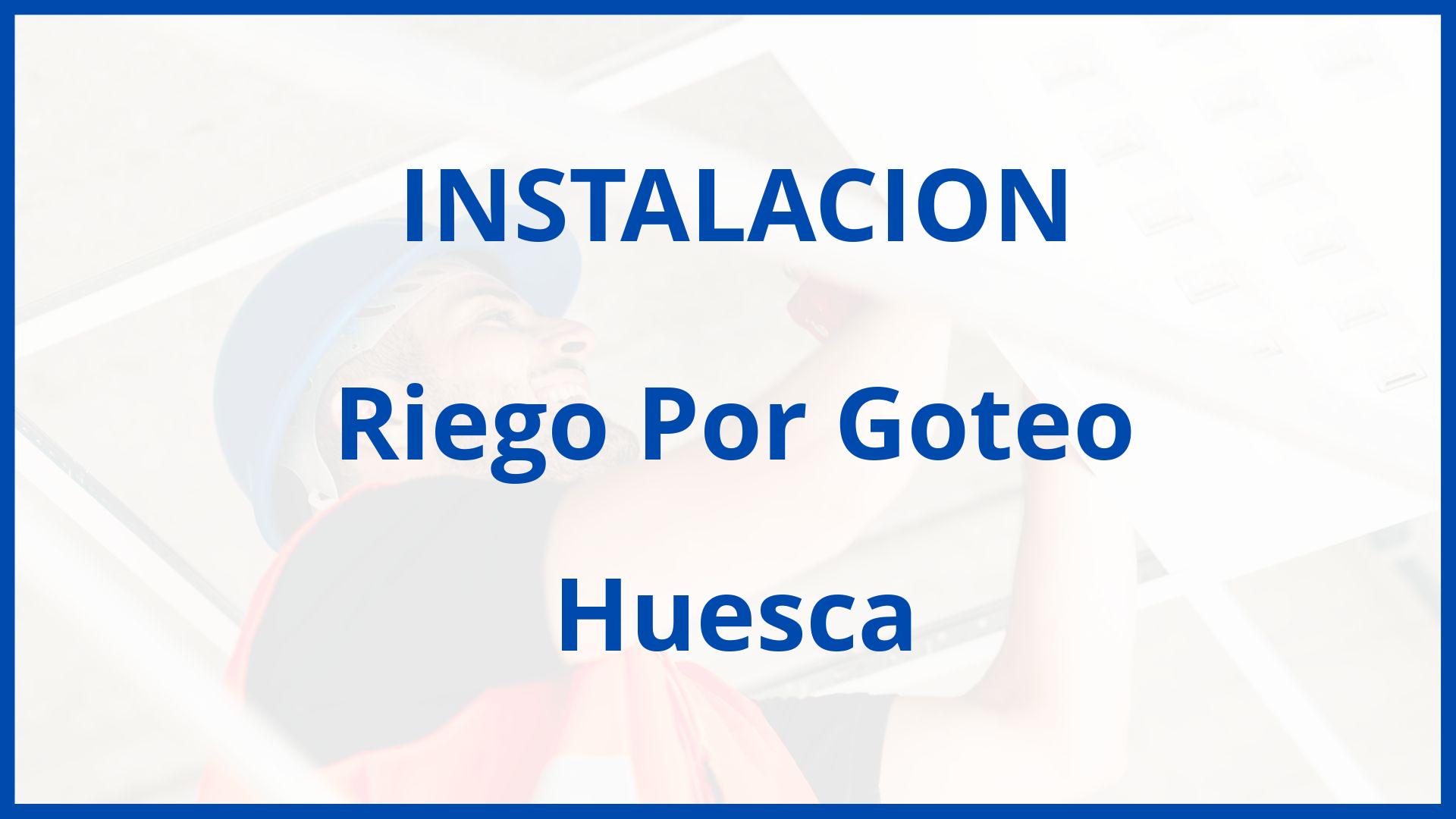 Instalacion De Riego Por Goteo