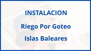 Instalacion De Riego Por Goteo en Islas Baleares