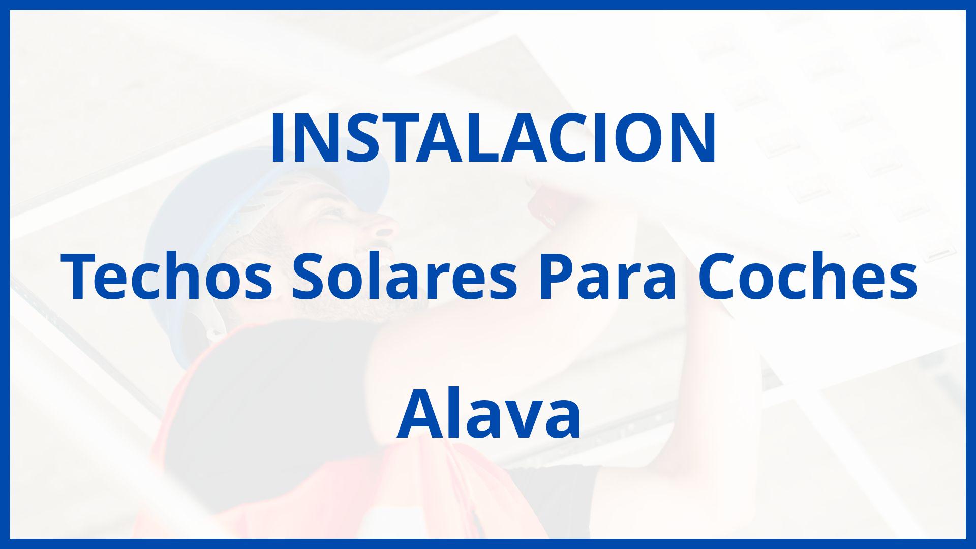 Instalacion De Techos Solares Para Coches