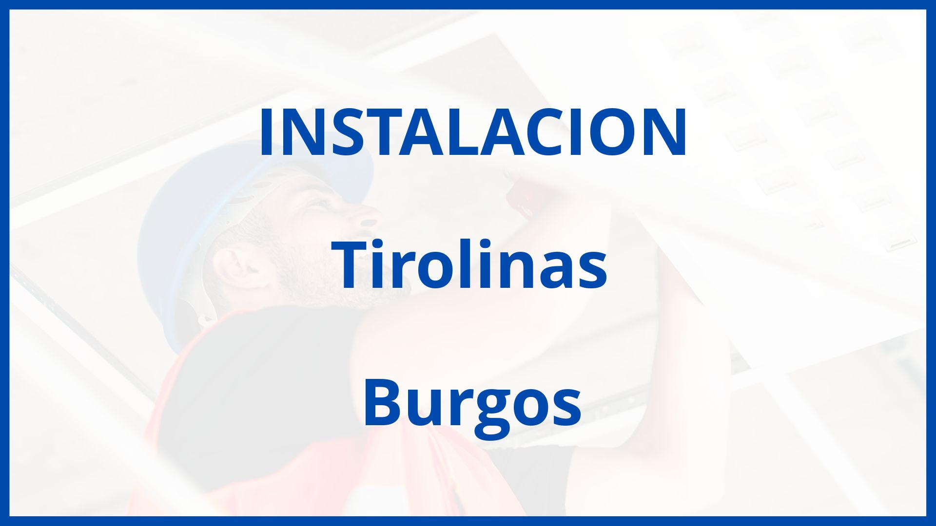 Instalacion De Tirolinas