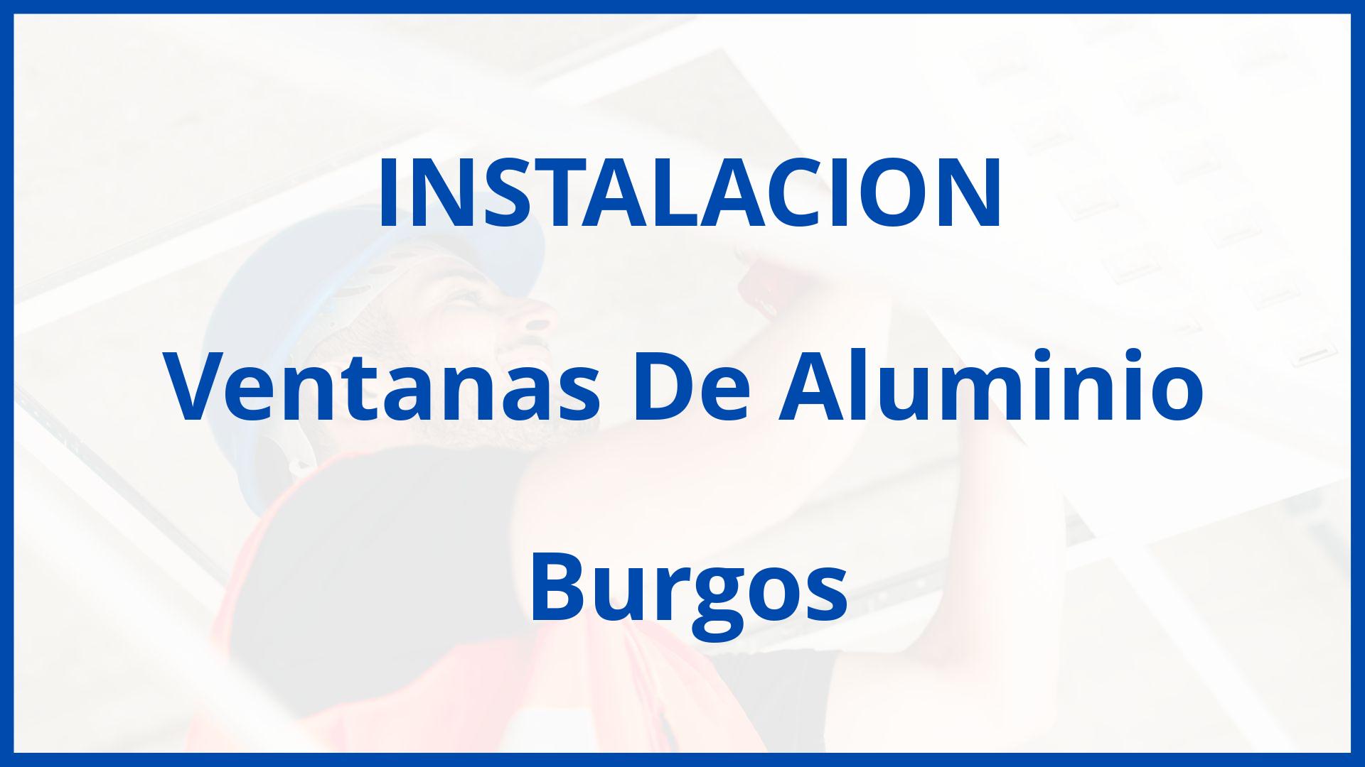 Instalacion De Ventanas De Aluminio